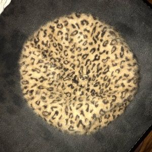 Leopard print hat
